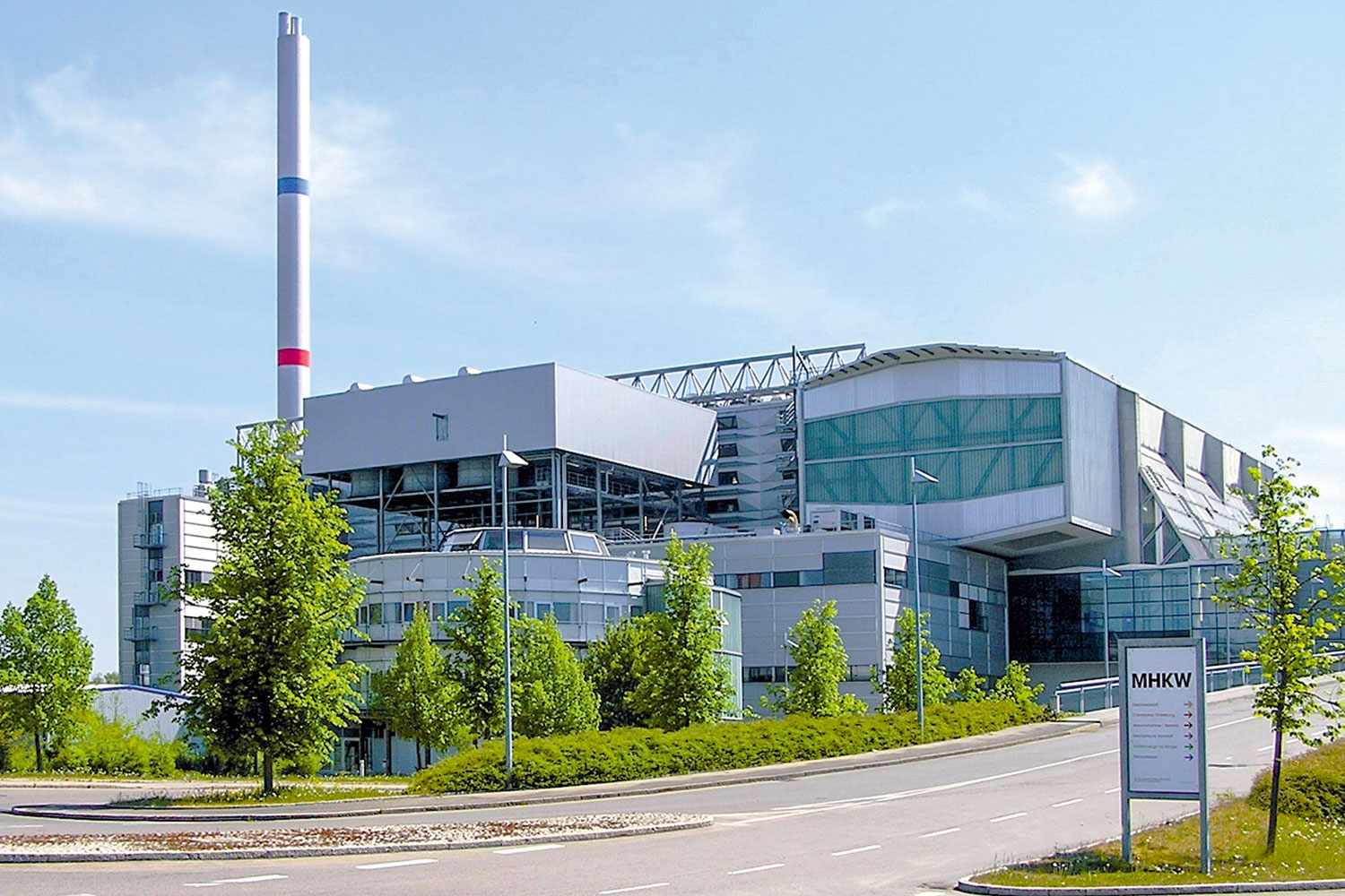 Außenaufnahme Müllheizkraftwerk Ulm
