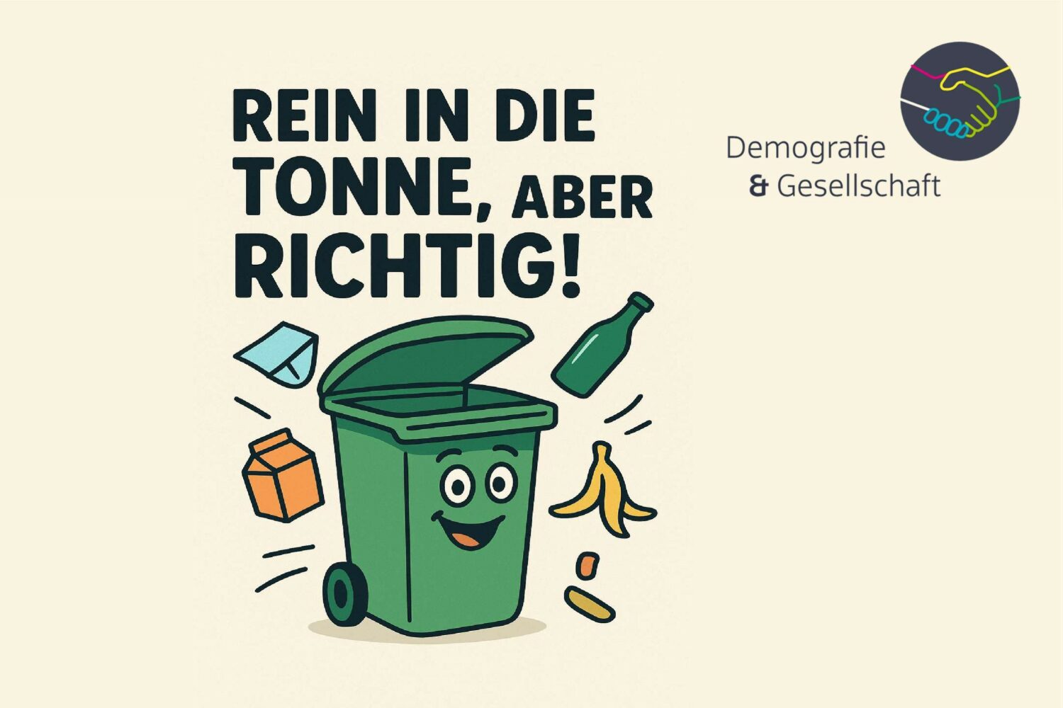 Rein in die Tonne Projekt Oststadt 2025