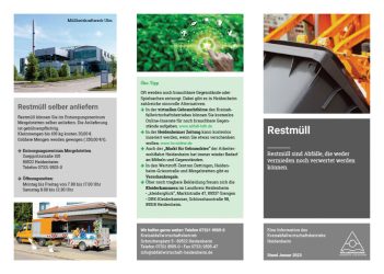 Broschüre Restmüll