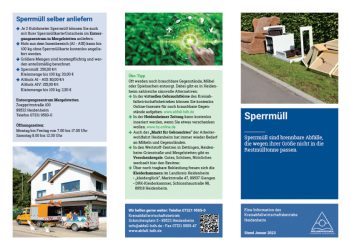 Broschüre Sperrmüll